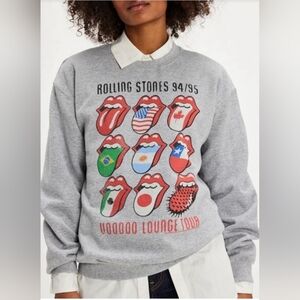 Free People X Junk Food Rolling Stones Sweatshirt